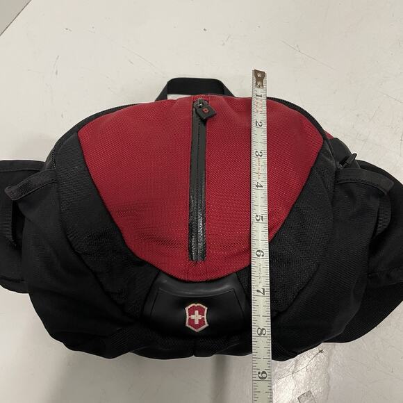 Victorinox Swiss Army Black Waist Pack Belt Travel Bag Multiple Compartments 10" - Picture 5 of 6